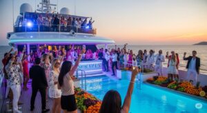 bachelorette, bachelor & celebration yacht parties